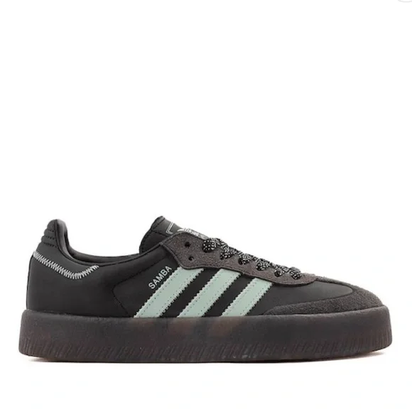 Adidas Samba Black and Gray Sneakers - Picture 1 of 4